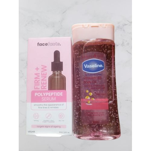 product_image_name-Vaseline-Vitamin B3 Body Gel Oil, 200ml and Polypeptide Serum.-1