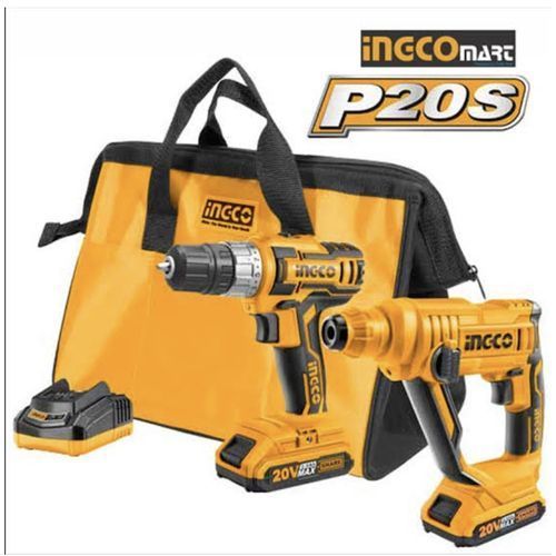 Ingco Lithium-Ion Cordless 2-Pc. Combo Kit - image 2