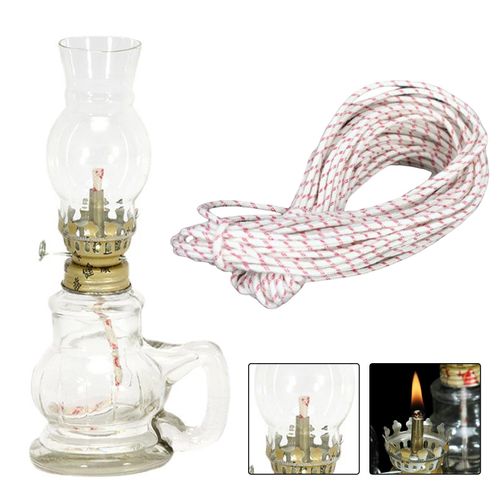 2 Rolls wicks for candlemaking Oil Lamp For Oil Cotton Wicks Lantern Oil