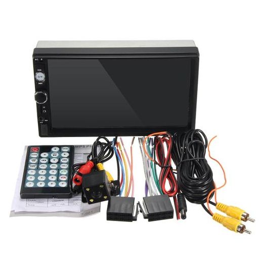 Generic 7 Inch Car Stereo Radio MP5 MP3 Player FM USB AUX Full HD Bluetooth Touch Screen Rear View Camera - image 2