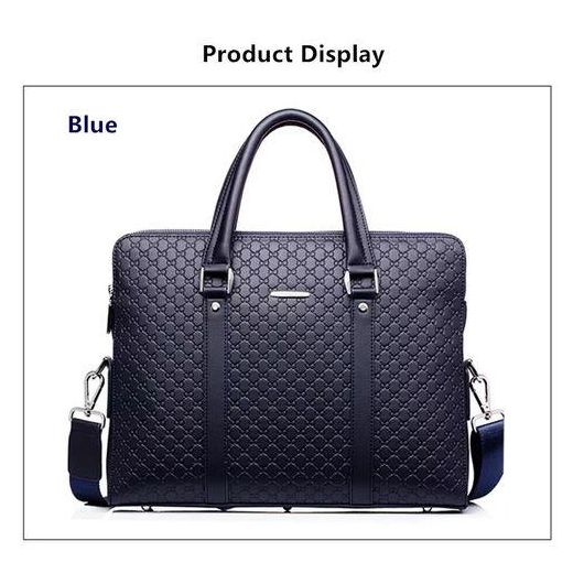 Fashion Quality Briefcase Bag - Men's Leather Business Briefcase - Office Bags - image 2