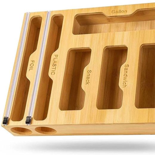 Generic Ziplocks Bag Storage Organizer Dispenser For Closet Drawer - image 2