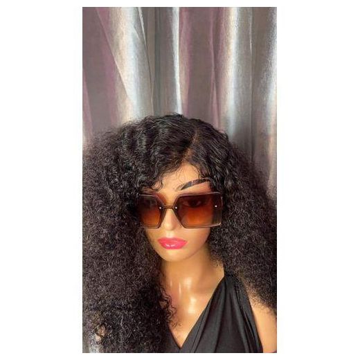 Waterwave Curly Wig With frontal