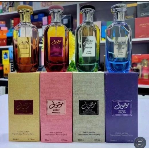 Genie Mosuf + Mousuf Ramadi + Mousuf Wardi + Mosuf Luxe Eau De Parfum Set – 4x 50ml-NAFDAC NO:A2-103585