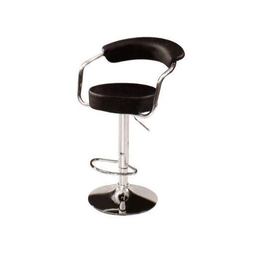 Generic Round Bar Stool - Black