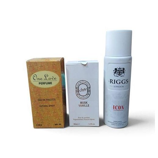 Riggs  body spray and One-Love + Musuf 3pcs 02-3202