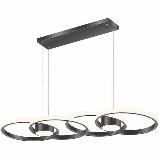 Chandelier LED DROP LIGHTS CEILING LIGHT CHANDELIER_PENDANT  LIGHT CHANDALIER WARM LIGHT (4Rounds) - image 3