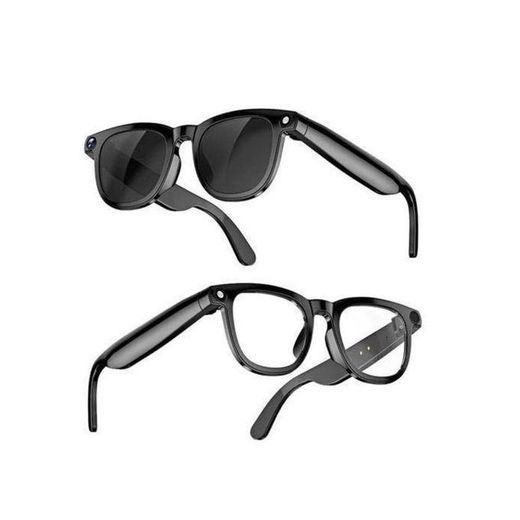 Generic Smart Glass Fashionable With 12MP 4K HD Camera Picture Video Al Translation Voice Assistant Chatgpt ENC Bluetooth Call Music Unisex Glass & 2 Lens - image 2