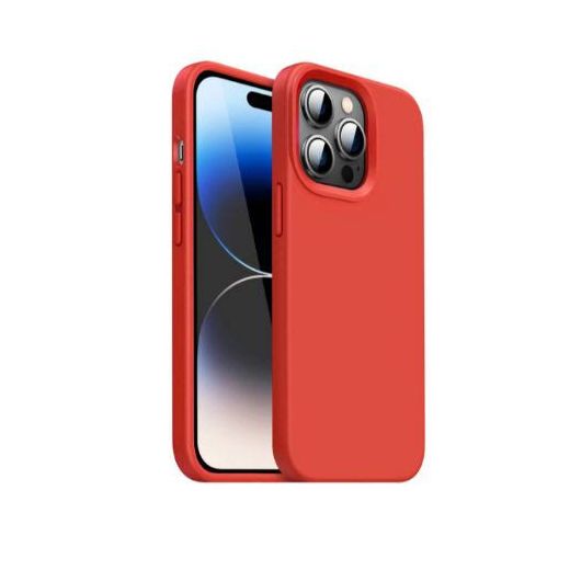 Liquid Silicone Case For IPhone 11 12 13 14 Pro Max Mini Complete Protective Case For IPhone Xs Max Xr X (RED)