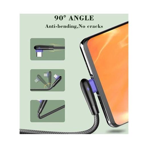 LDNIO  Angle 2.4A USB3.0 Data Cable - image 4