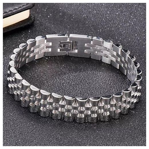 Fashion NON TARNISH TRENDY SILVER BRACELET