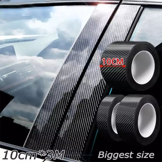 Generic 5D Carbon Fiber Car/Door Frame Anti Scratch Sticker - image 4