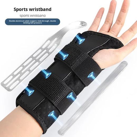 Fashion Wrist Support Guard With Steel and Fastening Straps