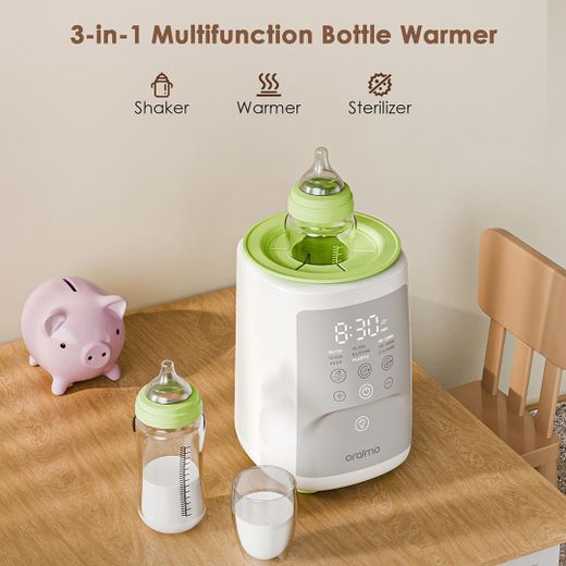 Oraimo Smart Bottle-Warmer 3-in-1 Shaker Warmer & Sterilizer Baby Milk Bottle-Warmer OBW-501 - image 2