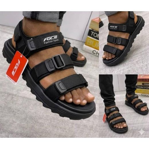Adult children boy girl school Sandals -Black 