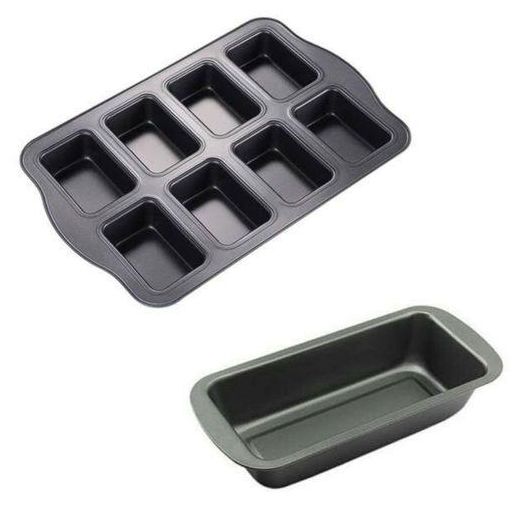Generic 8 Cavity Mini Bakeware And Bread Loaf Pan. Baking Cake Tin