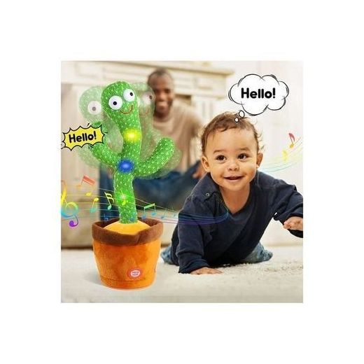 Generic Talking And Dancing Cactus Baby Toys For Kids Children Green - image 2