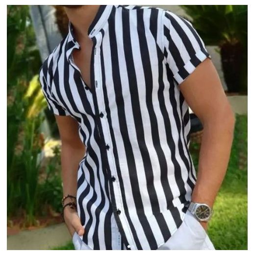 Fashion Holiday Vintage Shirts For Men - Summer Beach Sleeve