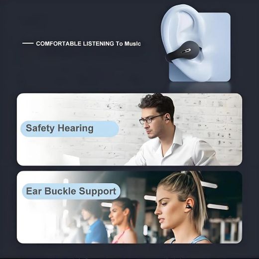 X2 Newest Long Battery Life Simple And Compact Earbuds Wireless Noise Reduction No Pain Pin to Ear Sports Bluetooth Headset Headphone Earbuds For Both IPhone And Android Devices - image 3