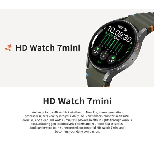 Generic JS Watch7 Mini 1.39" AMOLED HD Screen Unisex Smart Watch Fashion Design Assistant Voice Heart Rate Blood Oxygen Health Monitoring Sport Fitness - image 4