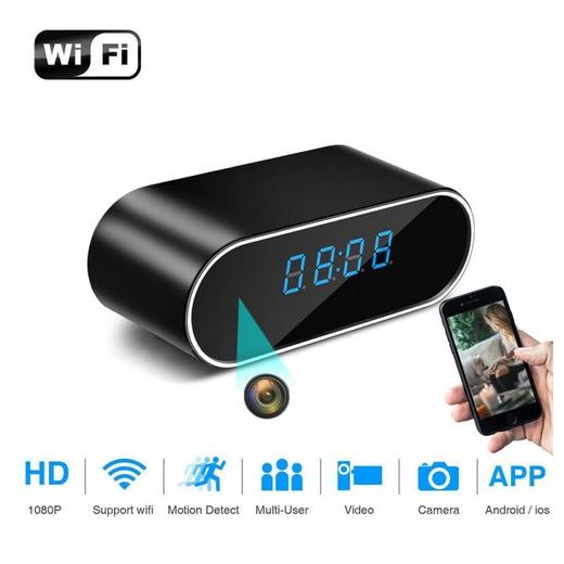 Generic 1080P Mini WiFi Spy Digital Clock Ip Cctv Camera