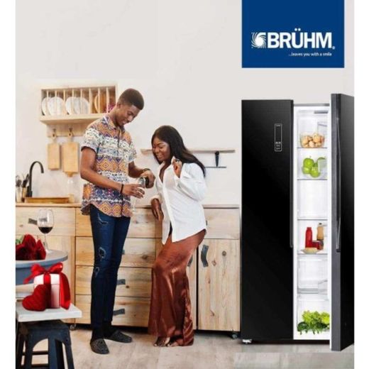Bruhm No Frost Side By Side Refrigerator - 436L - image 4