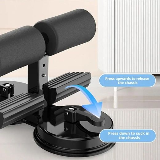 sit up bar with rope latest model with double suction for exercise pull up bar - image 2
