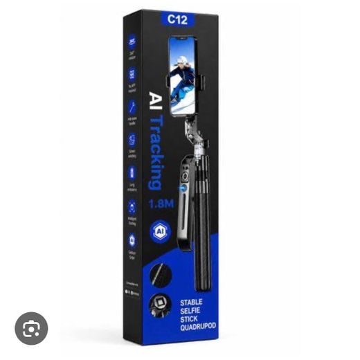 C12 AI Tracking Stable Selfie Stick Quadrupod