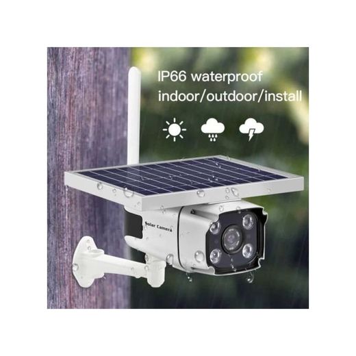 Generic Wifi HD 1080P 4G Sim Card Solar Powered IP Camera Waterproof IR Night Vision Surveillance Cam - image 2