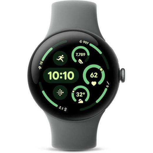 Google Pixel Pixel Pixel Watch 3, 45mm (Wi-Fi/BT), Matte Hazel Case - Hazel Band