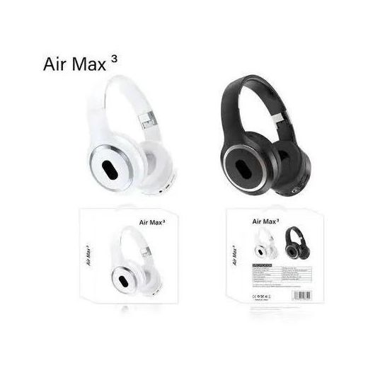 Generic Air Max 3 - Wireless Over-Ear Noise Cancellation Headphones with Bluetooth 5.3, TF Card Slot, Built-in Mic, USB-C Charging, Comfortable Cushioned Ear Cups, Gaming Headphone. - image 3
