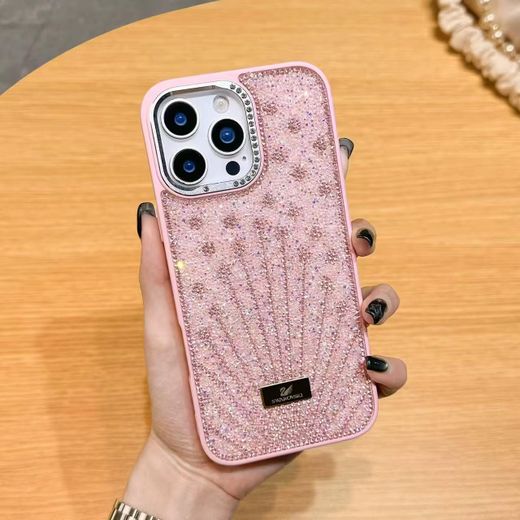Back Cover for iPhone 16 Pro  max Glitter Diamond Bling Shockproof Hard Phone Back Case Compatible with Apple iPhone 16 Pro Max