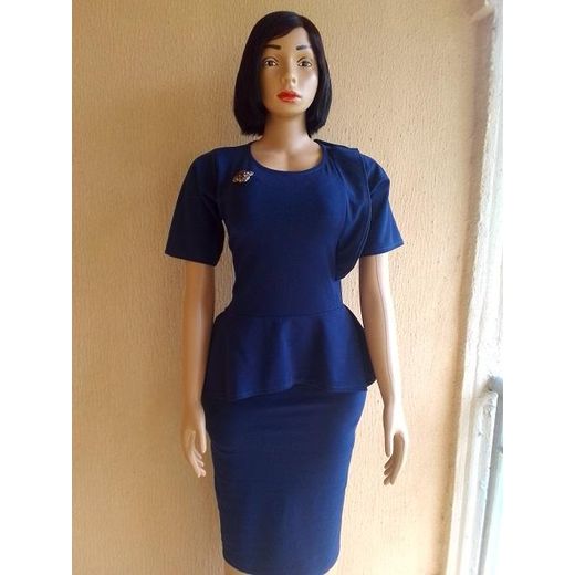 Fashion Fabulous Unique Design Easy Fit Ladies Corporate Gown - image 2