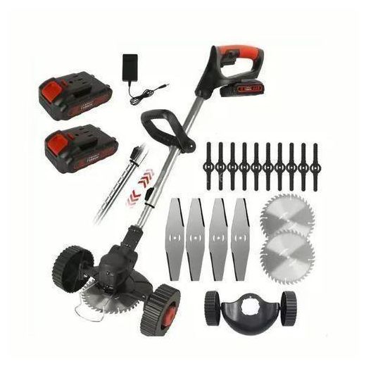 Machine Complete set of Grass Cutter Rechargeable With Two 48VH Battery With free spic and hand glove