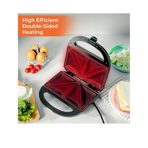 Generic Double-Sided Non-Stick Aluminum Bread Toaster & Sandwich Maker - Portable Breakfast Pan for Home & Outdoor Use, Easy Clean. - image 3