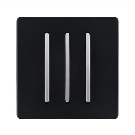 SWITCH 10pcs Of Modern Design Long Button 3gang Wall Switch