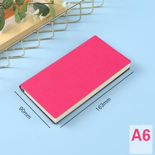 Generic Fifty(50) 200 Pages Premium A6 Journal Notebook Notepad Diary with Faux Leather Cover - Compact and Customizable Souvenir Corporate Gift Item - image 4