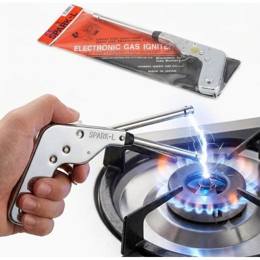 Spark-L Japanese Electronic Gas Igniter- Piezo Lighter For Kitchen Stove & Burners