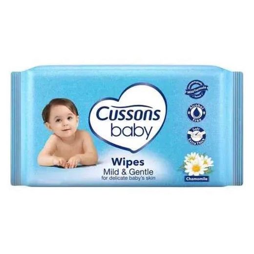Cussons Baby Mild & Gentle Wipes 80 Sheets Nafdac No.03-0766 – Baby Wipes with Milk & Chamomile Oil
