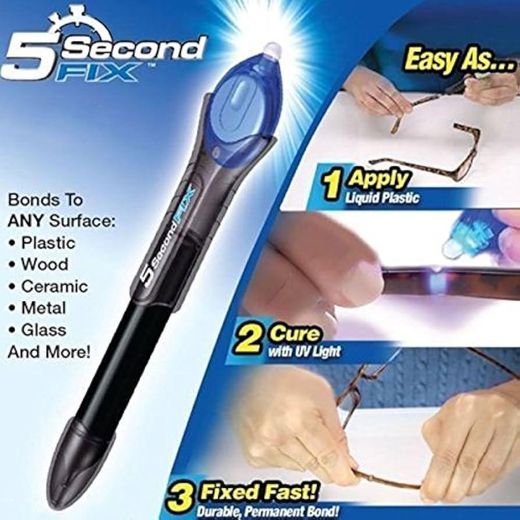 Generic 5 Second Fix UV Light Repair Tool with Glue Super Powered Liquid - image 2