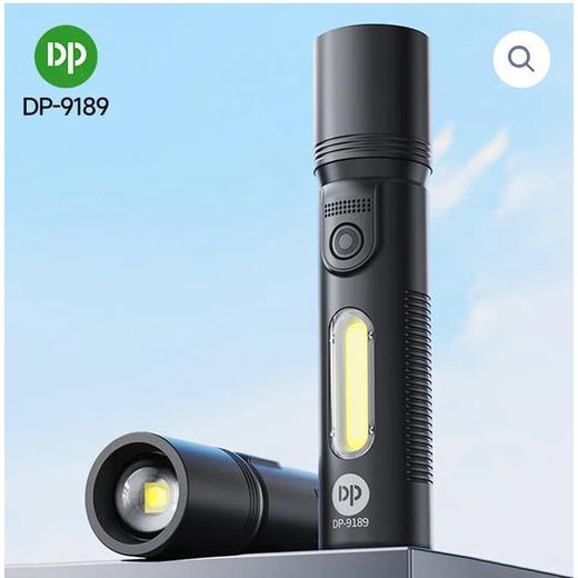 Dp 2-in-1 Mini Flashlight COB Type-C Rechargeable Strobe DP-9189 - image 4