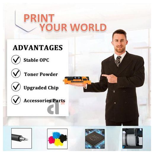 Generic 80A Black Toner (CF280A) For LaserJet Pro 400 M401a, M401d Printers - image 3
