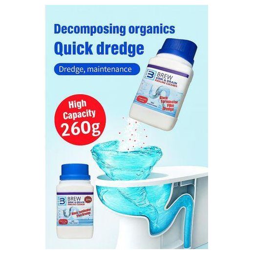Generic 250g Kitchen/Toilet Drain Pipeline Dredge Cleaning Agent - image 2