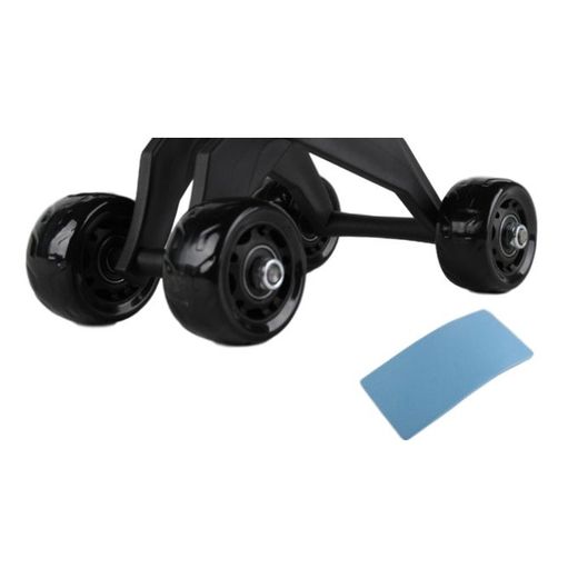 Generic Balanced 4 Wheel Roller Slide AB Wheel/Wheel Abdominal Exercise Roller + Knee Support - image 2