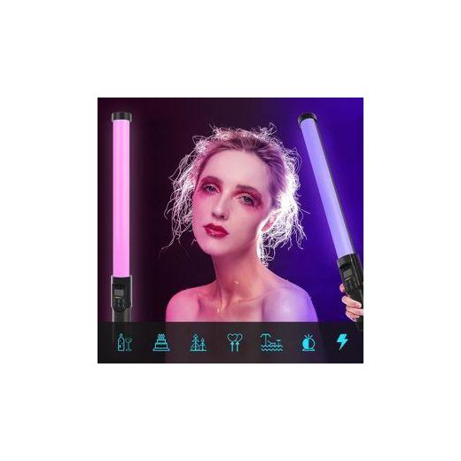 Rgb Led Handheld & Tripod Tube Light Video Colorful Lighting - image 2