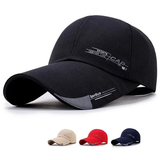 Fashion Baseball Cap Sports Cap Solid Color Sun Hat Casual  Outdoor Hip-Hop Gats for Men and Women Hat - image 2