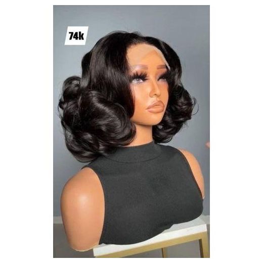 Ombre Bouncy Wig With Frontal