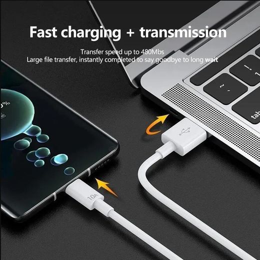 Generic 120w Apple iPhone Super Fast Charging Cable, USB A to Lightning Cord for iphones and iPads - image 4
