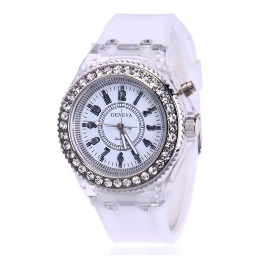 GENEVA Unisex Luxury Wristwatch With Night Light