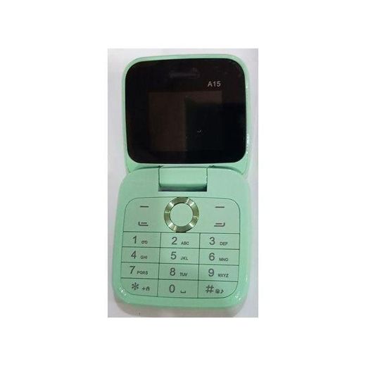 Bontel A15, 1.77 Inch Color Display,Flip Phone, Green